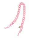 Versace Chain Shoulder Strap In Pink