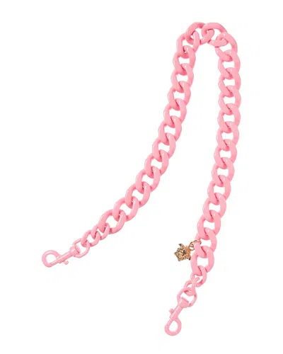 Versace Chain Shoulder Strap In Pink