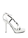 Versace Chain Strap Sandals In White
