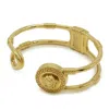 Versace Medusa Safety Pin Bracelet In Gold
