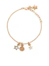 Versace Charm-embellished Bracelet In Gold