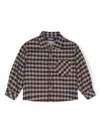 VERSACE CHECKED FLANNEL SHIRT