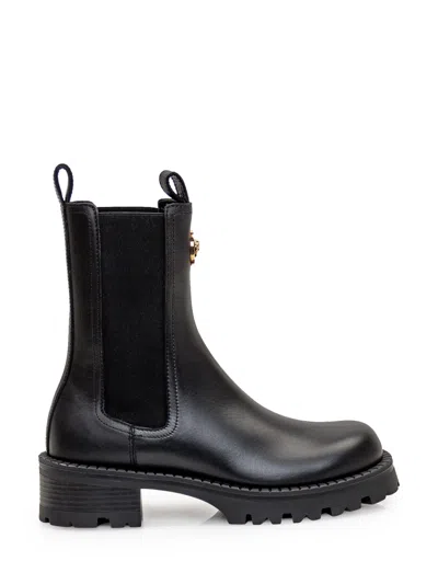 Versace Chelsea Vagabond Boot In Black