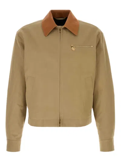 VERSACE CHEST-POCKET COTTON JACKET