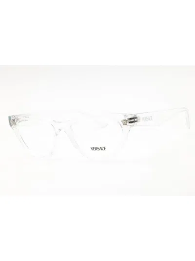 Versace Chic Cat-eye Eyeglasses - Stylish Women's Frame In White