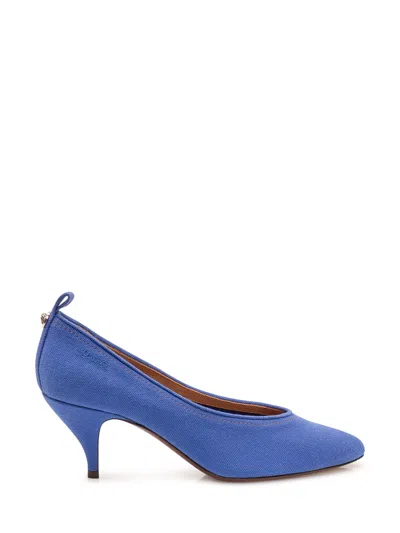 VERSACE VERSACE CHIC MEDIUM HEELED POINTED TOE PUMPS