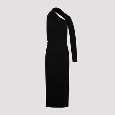 Versace Chic Mini Cocktail Dress For Women In Black