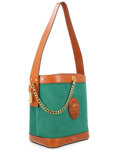 Versace Chic Mini Handbag In Green
