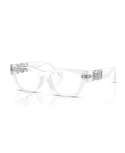 Versace Kids' Child Round Eyeglasses, Vk3008u In White