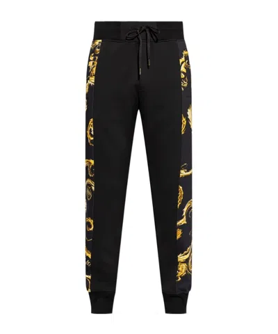 Versace Chromo Couture Sweatpants In Black