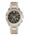 Versace Chrono Sporty Bracelet Watch In Multi