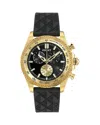 Versace Chrono X Chronograph, 44mm In Black