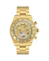 Versace Chrono X Watch In Gold