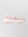 Versace Chunky Sole Mary Jane Sneakers Synthetic In Pink