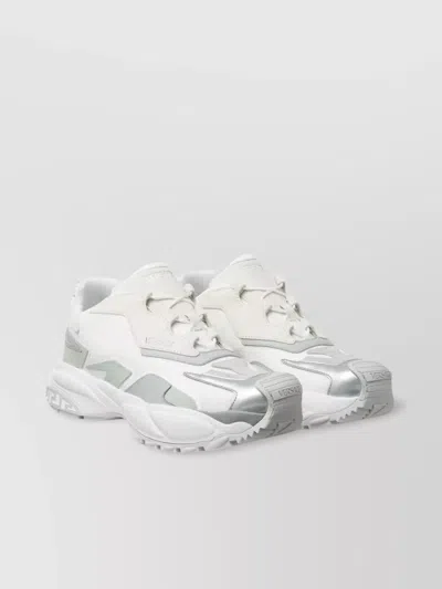 Versace Chunky Sole Mesh Panels Sneakers In White