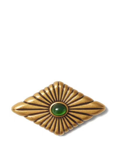 Versace Circe Brooch In Gold