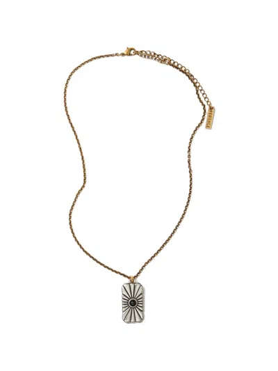 Versace Circe Necklace In Silver