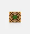 Versace Circe Ring In Red