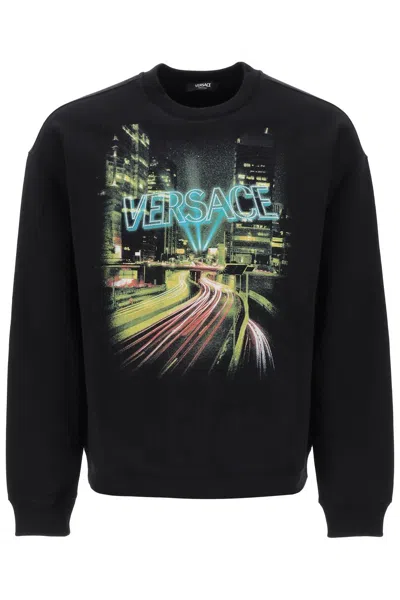 VERSACE CITY LIGHTS SWEATSHIRT