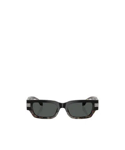 Versace Classic Rectangle-frame Sunglasses In Black