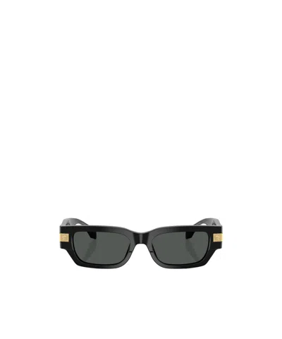 Versace Classic Rectangle-frame Sunglasses In Black