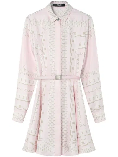 VERSACE VERSACE CLASSIC SHIRT SILHOUETTE MINI DRESS