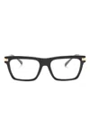 Versace Classic Top Square-frame Glasses In Black