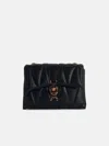 Versace 'cleio' Black Leather Crossbody Bag In Black
