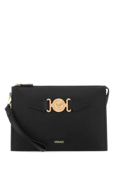 Versace Clutch In Black