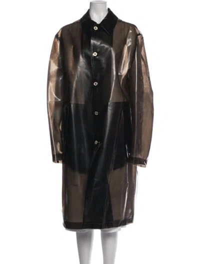 Pre-owned Versace Coat In Brown