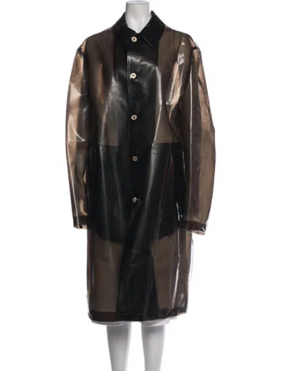 Pre-owned Versace Coat In Brown