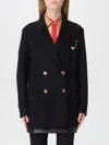 Versace Coat In Black