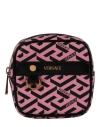 VERSACE VERSACE COATED CANVAS GRECA POUCH WOMAN COIN PURSE MULTICOLORED SIZE - POLYURETHANE