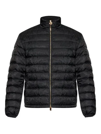 VERSACE VERSACE BLACK DOWN JACKET