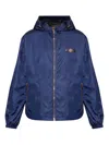 Versace Hooded Blazer Drawstring Side Pockets