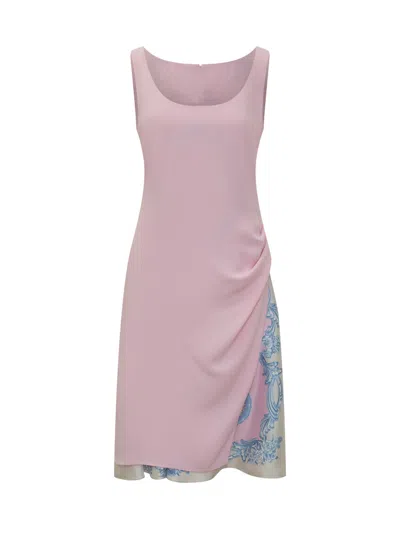 Versace Cocktail Dress In Animal Print