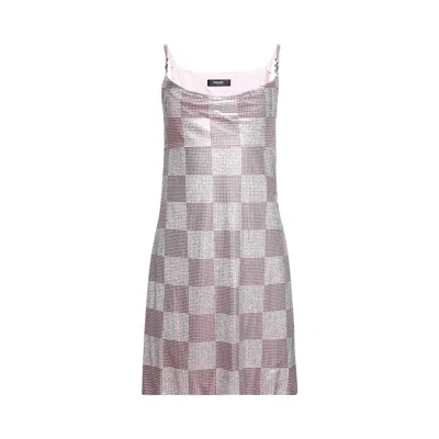 Pre-owned Versace Cocktail Dress 'light Pink' | Women's Size 40