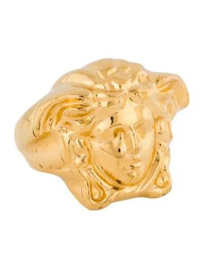Pre-owned Versace Cocktail Ring In Multi