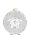 Versace Coin Holiday Ornament In Silver