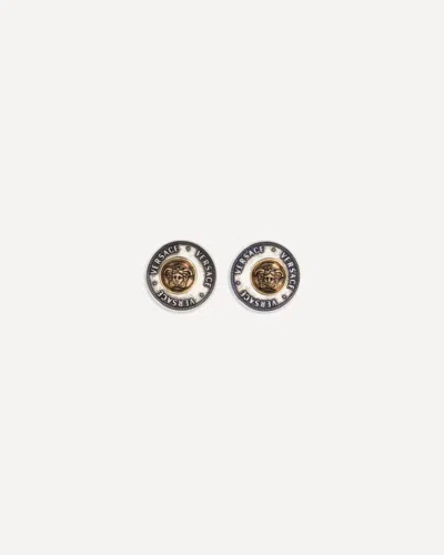 Versace Coins Earrings In Pattern