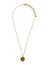 Versace Gold-colored Necklace With Medusa Charm In Metal Man In Gold