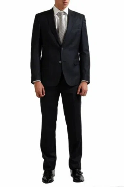 Pre-owned Versace Collection 100% Wool Gray Two Button Men's Suit Sz 36 38 42 44 46