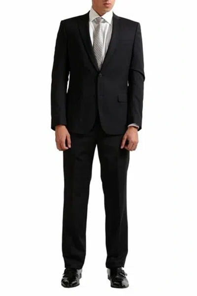 Pre-owned Versace Collection Men's Wool Dark Brown Two Button Suit Size 38 42 44