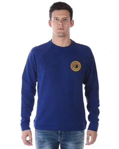 Pre-owned Versace Collection Sweatshirt Man Blue V800687svj00358 V7023 Sz.xl Make Offer