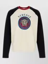 Versace Printed Cotton-jersey Regular T-shirt In White