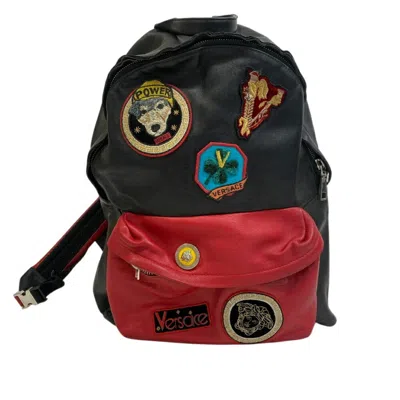 Pre-owned Versace Color Leather Backpack ()