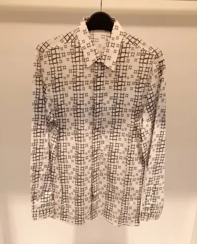 Versace Color Matching Long-sleeved Shirt In Nude
