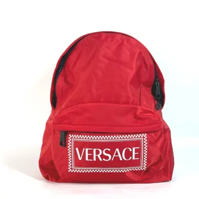 Pre-owned Versace Color Nylon Backpack () In Multi