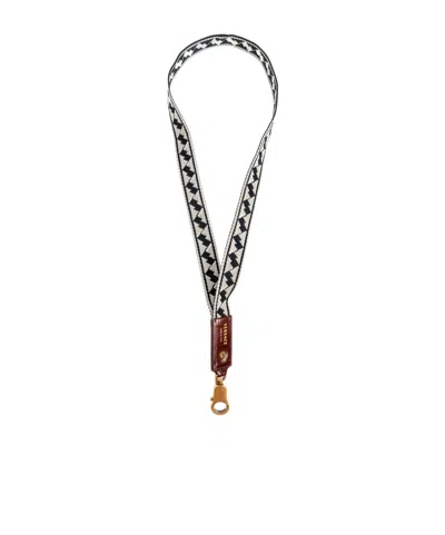 Versace Colorful Keychain In Gray