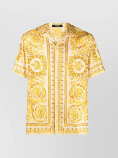 VERSACE CONTEMPORARY SHIRT WITH SIDE SLITS